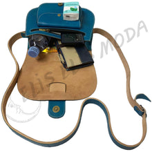 Cargar imagen en el visor de la galería, BOLSO CUERO MEDIANO "LUNA"