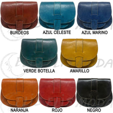 Cargar imagen en el visor de la galería, BOLSO CUERO MEDIANO "LUNA"