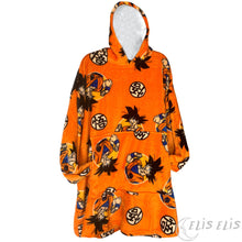 Cargar imagen en el visor de la galería, Bata Manta Adulto - Diseño Dragon Ball