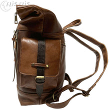 Cargar imagen en el visor de la galería, Mochila grande de Cuero "ALDEIRE"