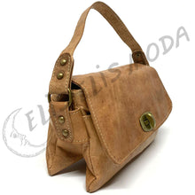 Cargar imagen en el visor de la galería, BOLSO CUERO DE MANO PEQUEÑO O BANDOLERA "ACORDEÓN PEQUEÑOS (S)"