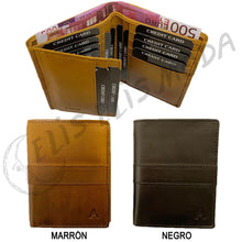 Cargar imagen en el visor de la galería, CARTERA PIEL ANTICLONACIÓN "PRADES"