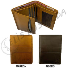 Cargar imagen en el visor de la galería, CARTERA PIEL ANTICLONACIÓN "SALOU"