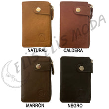 Cargar imagen en el visor de la galería, MONEDERO CARTERA PIEL "REUS"