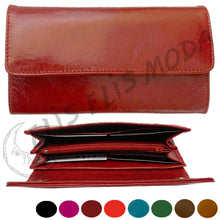 Cargar imagen en el visor de la galería, CARTERA CUERO GRANDE "MILÁN"