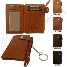Cargar imagen en el visor de la galería, MONEDERO CARTERA PIEL "REUS"