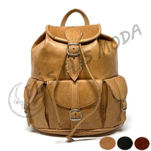 Cargar imagen en el visor de la galería, MOCHILA CUERO PEQUEÑA "CLASSIC PEQUEÑA"