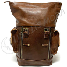 Cargar imagen en el visor de la galería, MOCHILA CUERO GRANDE "ALDEIRE"