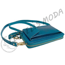 Cargar imagen en el visor de la galería, PORTAMÓVIL CUERO CON CARTERA "BERLÍN"