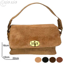 Cargar imagen en el visor de la galería, Bolso pequeño de mano o bandolera de Cuero "ACORDEÓN (S)"
