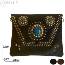 Cargar imagen en el visor de la galería, Bolso mediano de mano o bandolera de Cuero "DEYÁ"
