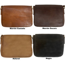 Cargar imagen en el visor de la galería, Maletín mediano de Cuero "HERRERA (L)"
