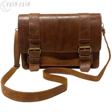 Cargar imagen en el visor de la galería, Maletín Mochila grande de Cuero "OLD SCHOOL"
