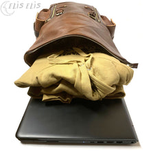 Cargar imagen en el visor de la galería, Mochila grande de Cuero "ALDEIRE"

