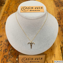 Cargar imagen en el visor de la galería, COLLAR ACERO &quot;ARIES&quot; plateado o dorado
