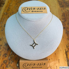 Cargar imagen en el visor de la galería, COLLAR ACERO &quot;GEMINIS&quot; plateado o dorado
