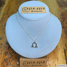 Cargar imagen en el visor de la galería, COLLAR ACERO &quot;LIBRA&quot; plateado o dorado
