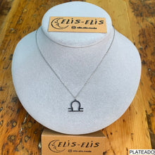 Cargar imagen en el visor de la galería, COLLAR ACERO &quot;LIBRA&quot; plateado o dorado
