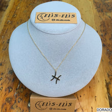 Cargar imagen en el visor de la galería, COLLAR ACERO &quot;PISICIS&quot; plateado o dorado
