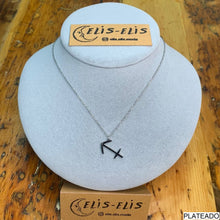 Cargar imagen en el visor de la galería, COLLAR ACERO &quot;SAGITARIO&quot; plateado o dorado
