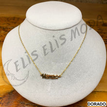 Cargar imagen en el visor de la galería, COLLAR ACERO &quot;MAMA ESTRELLA&quot; plateado o dorado
